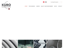 Tablet Screenshot of kuro-kunststoffe.com